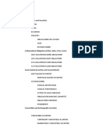 Debt Securities Security Type Bonds, Notes and Securities