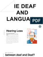 The Deaf and Language