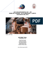 Informe Del Sismo de Lagunas, Alto Amazonas Loreto PDF