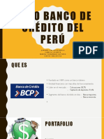 Caso Banco de Crédito Del Perú: Jimena Castelblanco Camilo Olarte María Fernanda Botero David Engativa