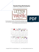 This Download Includes 1-20 Handwriting Worksheets. They Are Part of My k4 Level Worksheets, They Are Part of My K4 Curriculum Which Can Be Found at