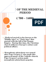 Music of The Medieval Period Music 9