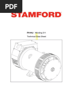 PI144J - Winding 311: Technical Data Sheet