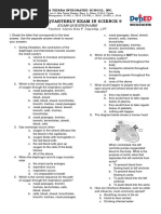 First Quarterly Exam in Science 9