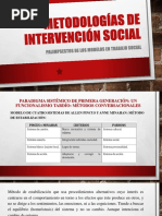 Metodología de Intervención Social