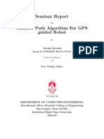 Shortest Path Algorithm For GPS Guided Robot