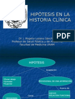 Hipótesis en La Historia Clínica