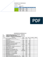 Requerimiento Materiales