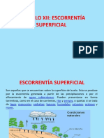 Capitulo XII Escorrentía Superficial