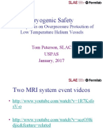 Cryogenic Safety: With Emphasis On Overpressure Protection of Low Temperature Helium Vessels