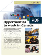 Opportunities To Work in Canada