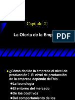 13.la Oferta de La Empresa (Varian, Cap. 21)