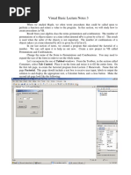 Visual Basic Lecture Notes 3