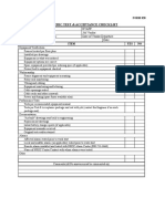 Generic Test & Acceptance Checklist