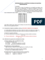 Procedimiento de Diferencia de Medias Independientes