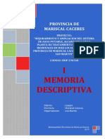 Memoria Descriptiva