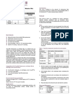 Taq DNA Polymerase 1.1x Master Mix: Protocol