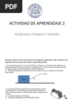 Actividad de Aprendizaje 2 Red Problemas Trabajo y Energía