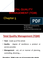 Total Quality Management (TQM) : Prepared & Customized By: DR - Ali Zahrawi