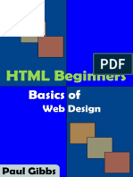 HTML Beginners Basics of Web Paul Gibbs