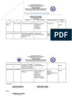 Matrix of Activities For Career Guidance Week 2019