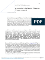 Colonial Sugar Production in The Spanish Philippines: Calamba and Negros Compared