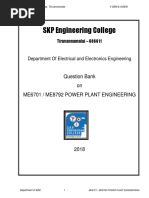 Me6701 Power Plant Engineering 2marks SKP