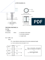 Ultimate Load Capacity of Pile Foundation, Q: Where