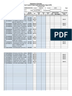 Department of Education School Form 8 Learner's Basic Health and Nutrition Report (SF8)