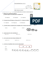 Prueba de Matemática 2 Básico