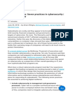 Digital Resilience Seven Practices in Cybersecurity Digital McKinsey