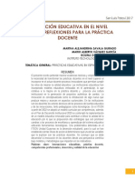 Innovación Educativa en El Nivel Superior, Reflexiones para La Práctica Docente