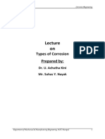 4 Types of Corrosion - Notes