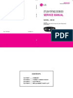 Stylish Portable Boom Box: Service Manual