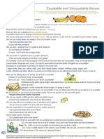 Countable and Uncountable Nouns