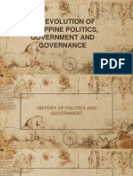 The Evolution of Philippine Politics, Government and Governance