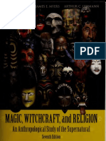 Magic Witchcraft and Religion An Anthropological Study of The Supernatural