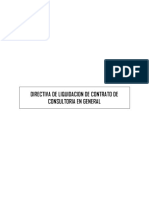 Directiva 008-2015-De Liquidacion de Contrato de Consultoria en General