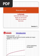 Semana 11 - Derivadas