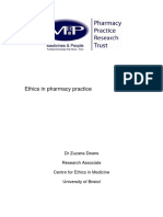 Ethics in Pharmacy Practice 200910 PDF