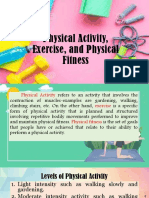 Physical Activity, Exercise, and Physical Fitness