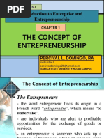 Chapter 1 - The Concept of Entrepreneurship