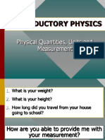 2018-Quantities, Measurement, Significant Figures, Scientific Notation, Conversion of Units