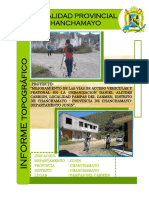 Informe Topografico Pistas La Merced Ok