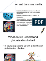 Lesson 2 Globalisation and The Mass Media Blog