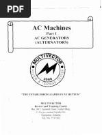 AC Machines (Alternators) PDF