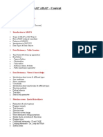 SAP ABAP - Content: 1. Introduction To ERP & SAP