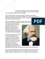 Biog de Karl Marx