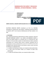 Demanda Indemnización Por Daños y Perjuicios Por Daño Patrimonial