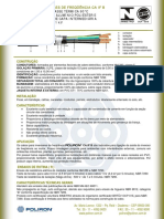 Cabo para Inversores de Freqüência Ca If B